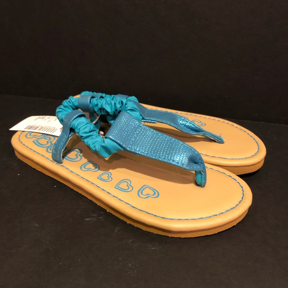 Teal sandals size 13